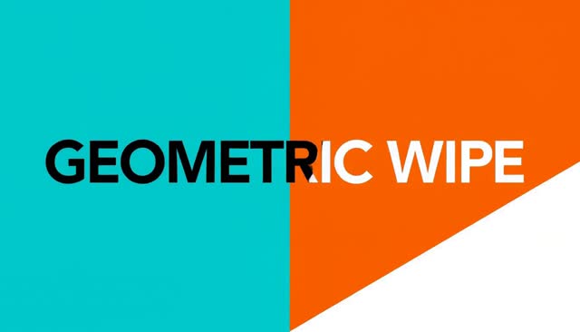 26 GEOMETRIC WIPE:ज्यामितीय वाइप